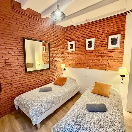 Tourneurs Toulousain - Charme & Spacieux - 2 - Centre Апартаменты *